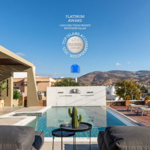 Coocono-Tinos-Private-Boutique-Villas-Pool- Suite-Platinum-Award