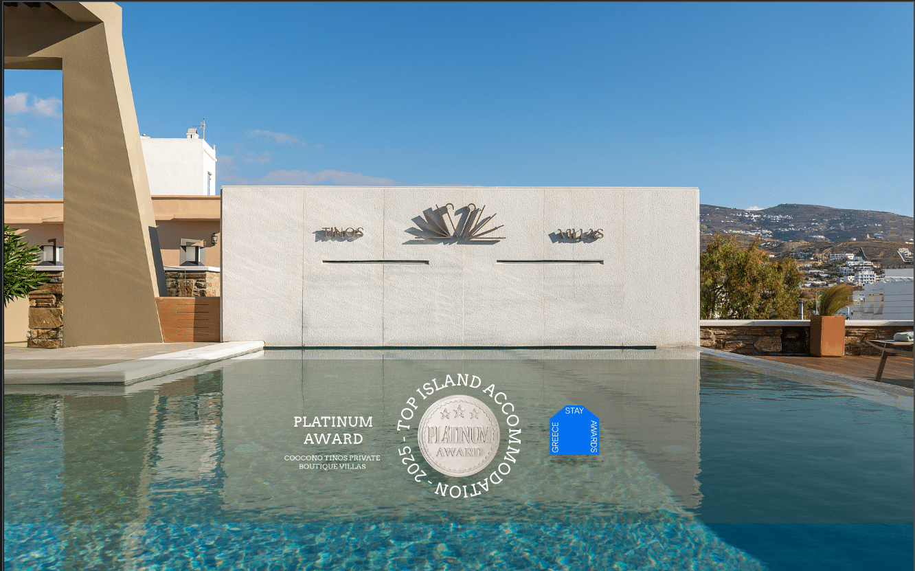 Coocono-Tinos-Private-Boutique-Villas-Pool-Platinum-Award
